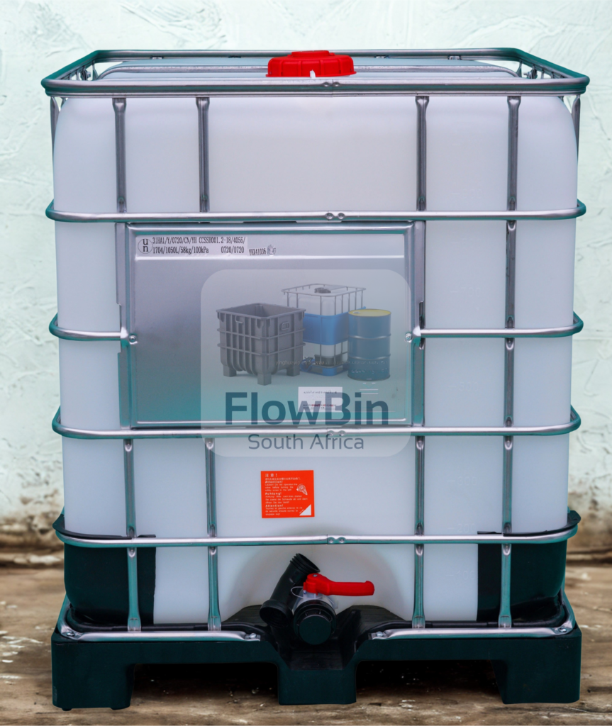 1000L Heavy Duty IBC Tank – Cardboard Outer with Plastic Pallet 01