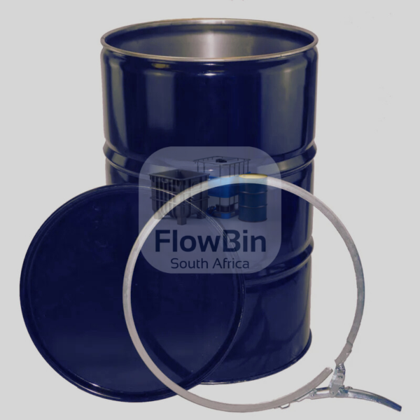 210 Litre Brand-New UN Approved Open Top Steel Drums / Barrels | Flowbin South Africa 01