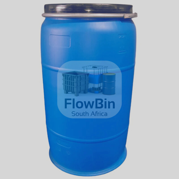 210 Litre Food Grade Fairly Used Blue Plastic Drum (Open Top | UN Approved) 01
