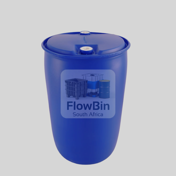 250 Litre Food Grade Blue Plastic Drum (Close Top | UN Approved) 01