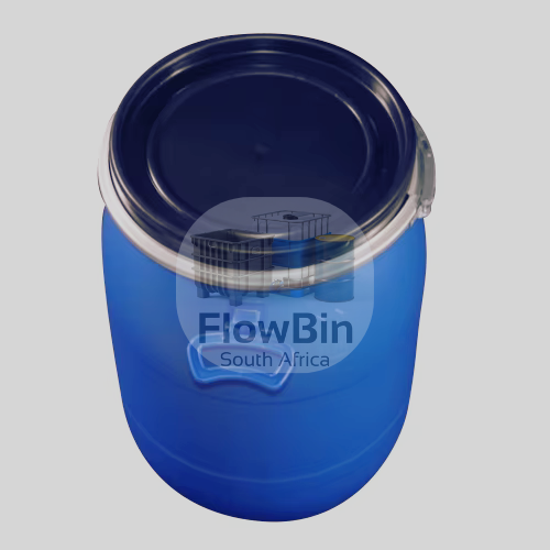 300 Litre Food Grade Blue Plastic Drum (Open Top | Fairly Used | UN Approved) 01