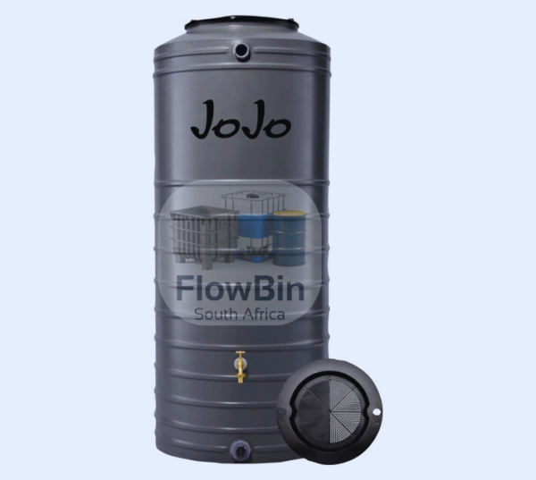 750 L Slimline Water Tank with Tap | Compact JoJo-Style Rainwater Storage 01