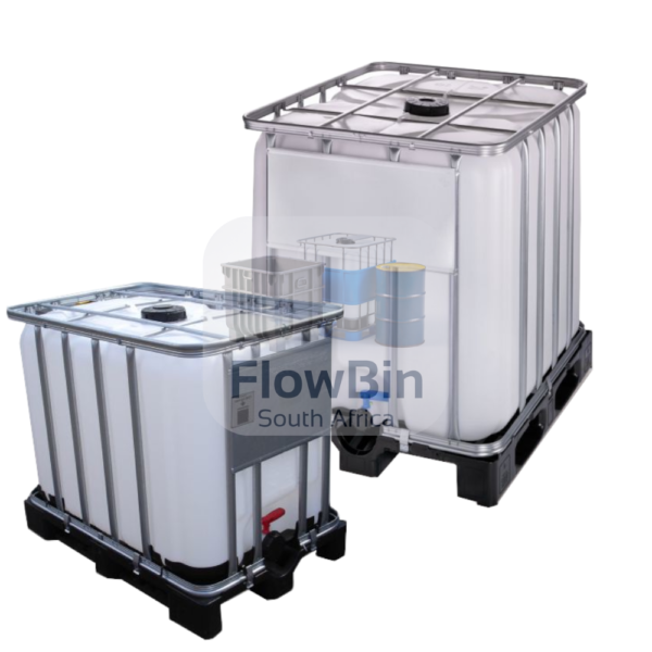 Food Grade 800L Clear IBC Tank on Plastic Pallet – UN Approved Liquid Storage