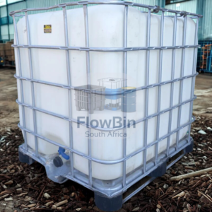 Reconditioned 1000L Flowbin™ C145 Chemical Grade Tank – HDPE IBC Container 01