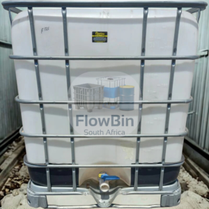 Used 1000L Flowbin™ F125 Fertilizer Grade Tank – HDPE IBC Container 01